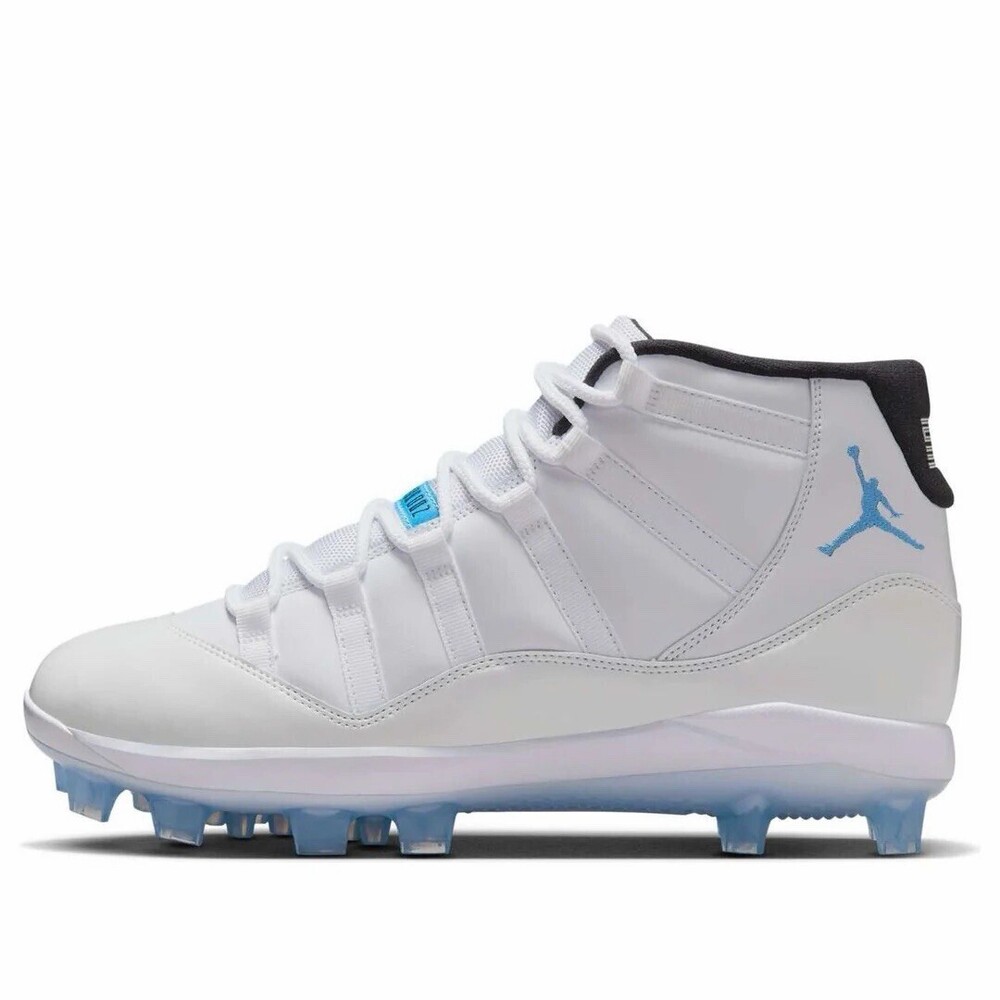 Size 12.5 Nike Jordan 11 Retro MCS Baseball Cleats White/Legend Blue HM7326-104